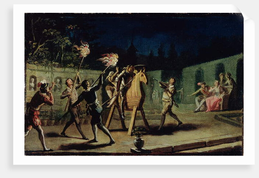 Don Quixote and Sancho Panza riding Clavileno by Zacarias Gonzalez Velazquez