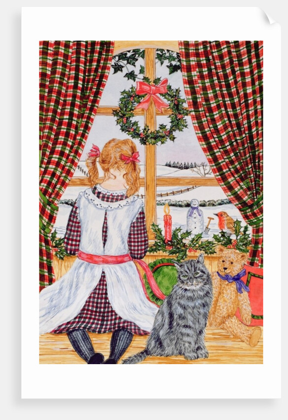 Christmas morning at the window by Catherine Bradbury