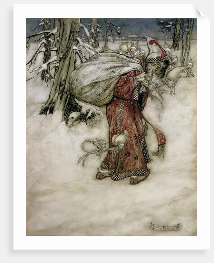 Santa Claus by Arthur Rackham