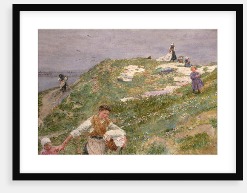 Bleaching Linen - Le Portel, before 1896 by Lionel Percy Smythe