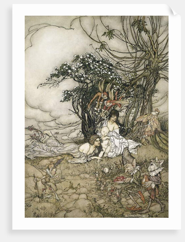 The Changeling, 1905 by Arthur Rackham