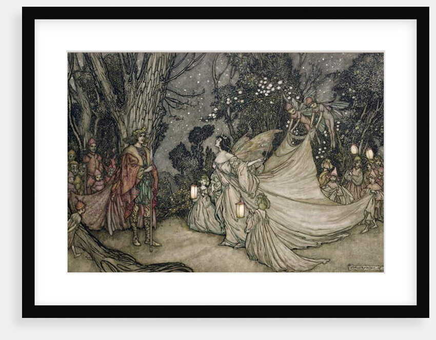 The Meeting of Oberon and Titania, 1905 by Arthur Rackham