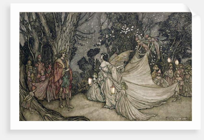 The Meeting of Oberon and Titania, 1905 by Arthur Rackham
