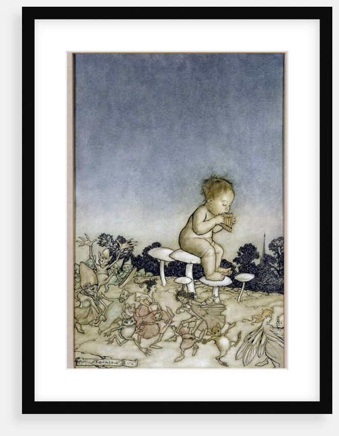 Peter Pan is the Fairies' Orchestra by Arthur Rackham