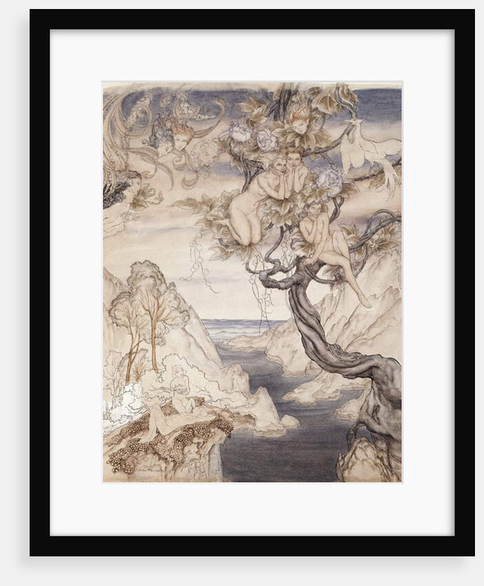 A Fairy Song, drawn for Act II, scene ii by Arthur Rackham