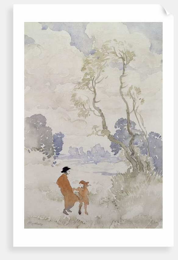 Windy Day by Arthur Rackham