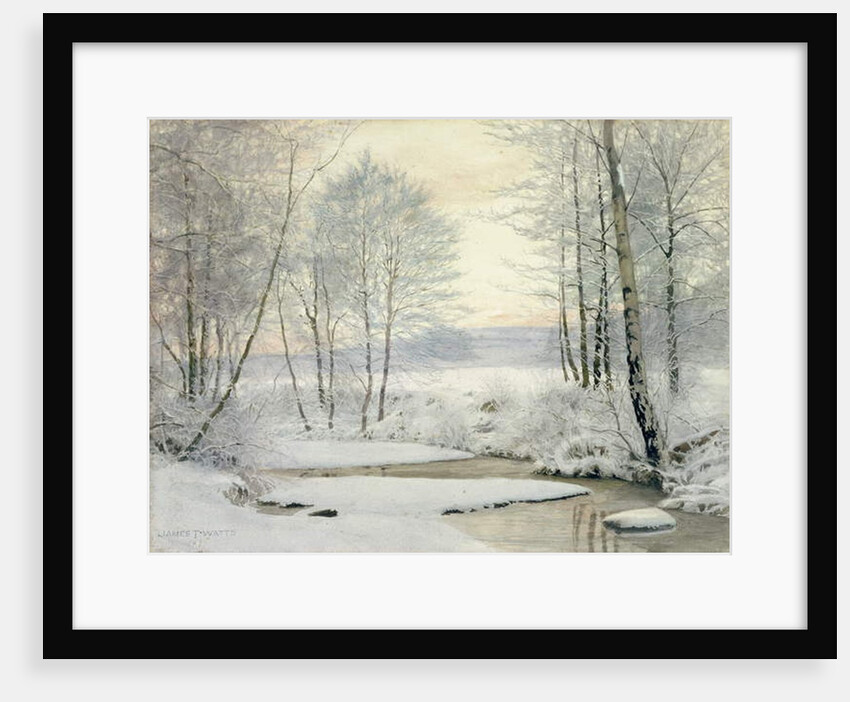 Winter Sunset by James Thomas Watts