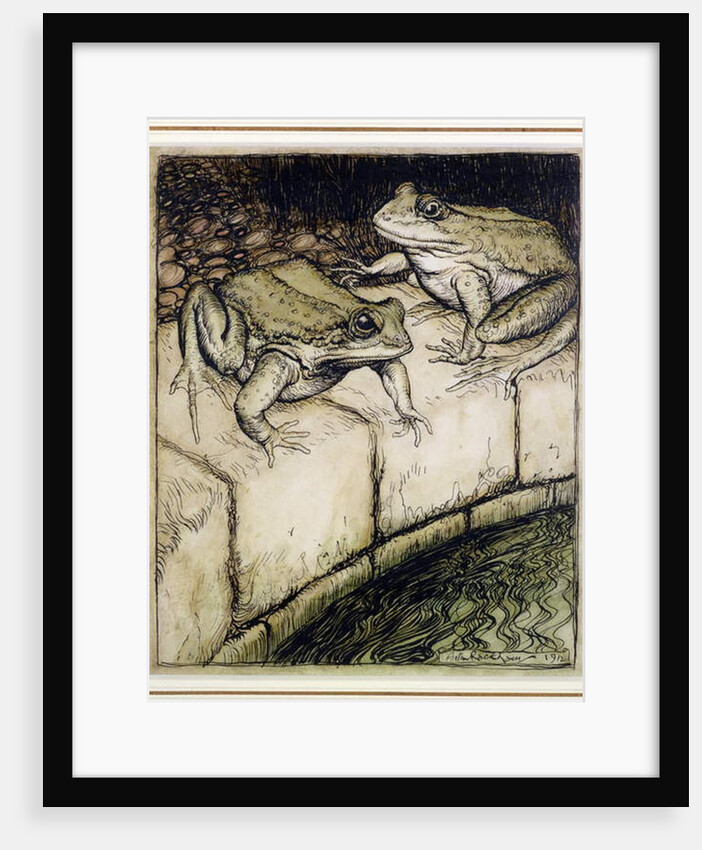 The Frogs and the Well by Arthur Rackham