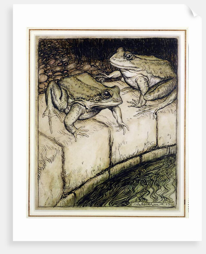 The Frogs and the Well by Arthur Rackham