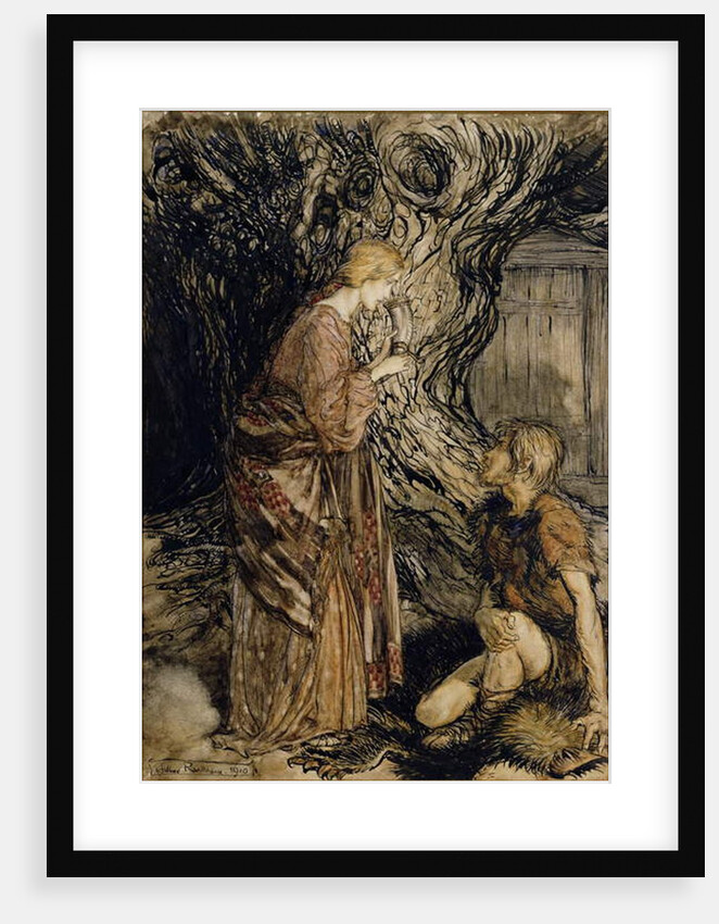 Siegmund and Sieglinde by Arthur Rackham