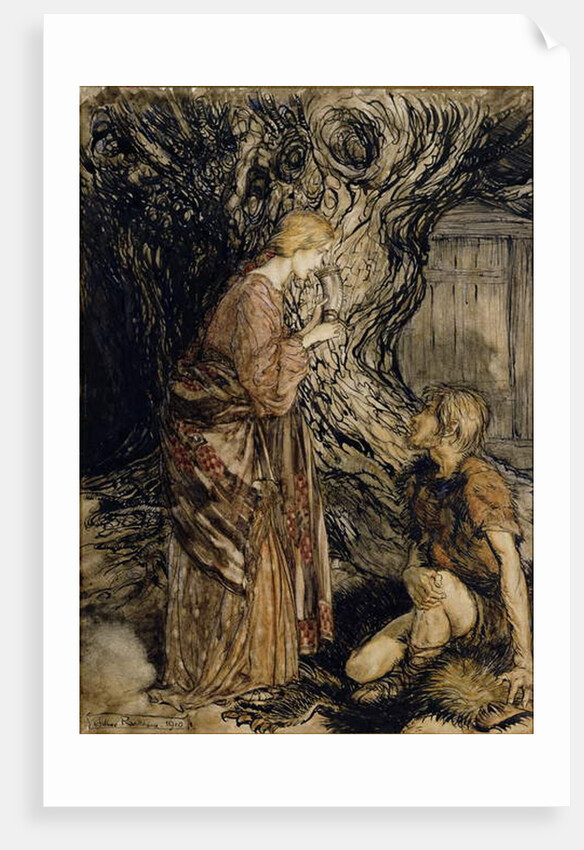 Siegmund and Sieglinde by Arthur Rackham