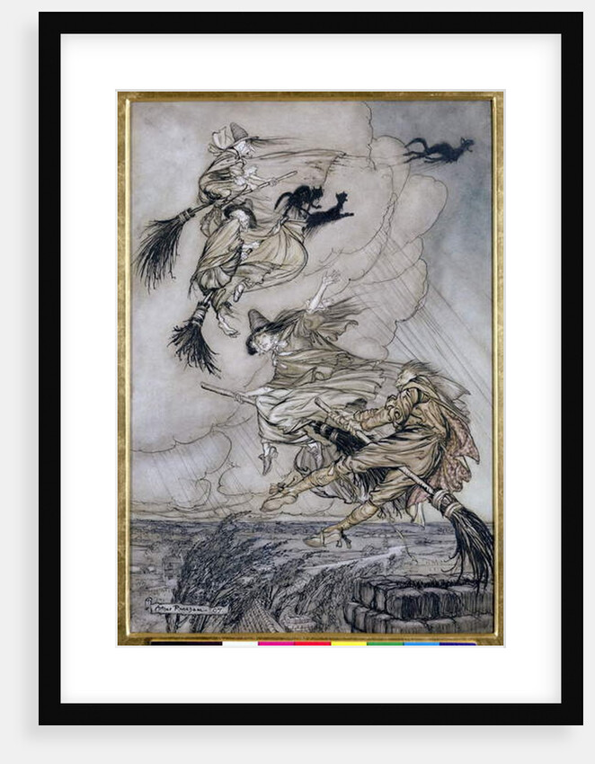 Hey! Up the Chimney Lass! Hey After you! by Arthur Rackham