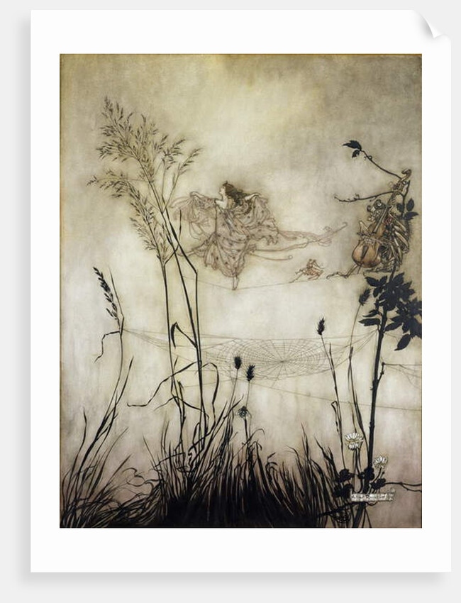 The Fairies are Exquisite Dancers, illustration in 'Peter Pan in Kensington Gardens' by J.M Barrie 1906 by Arthur Rackham