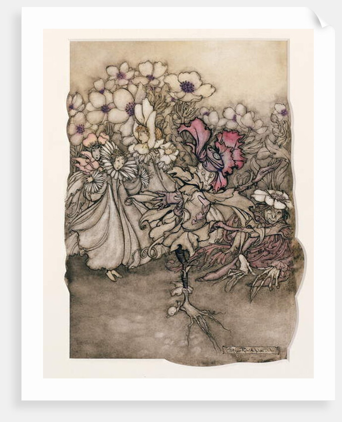 Illustration from 'Peter Pan in Kensington Gardens' by J.M. Barrie 1906 by Arthur Rackham