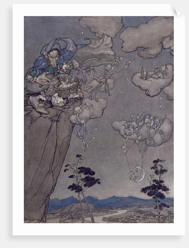 Illustration from 'Rip Van Winkle' by Washington Irving 1904 by Arthur Rackham
