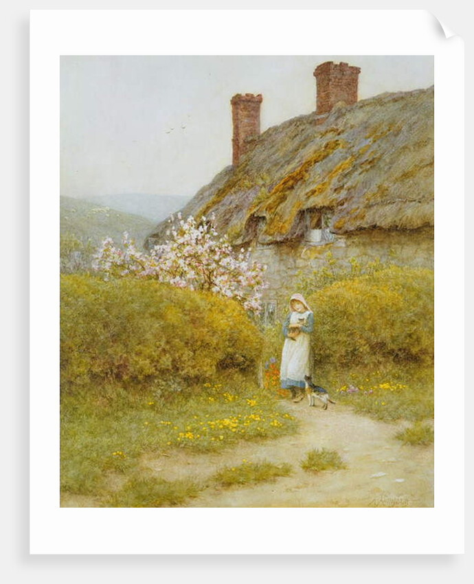 A Dorsetshire Cottage by Helen Allingham