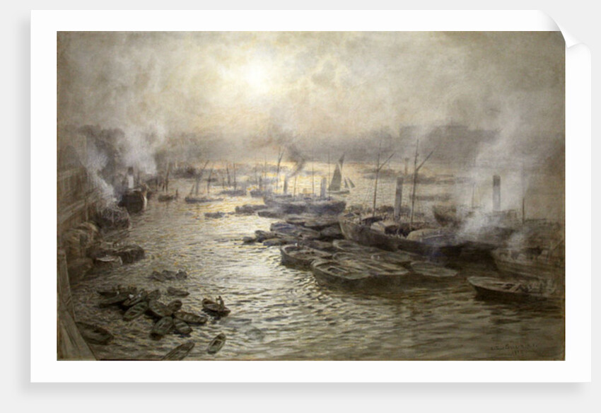 Winter Sunset, Westminster, 1902 by Joseph Arthur Palliser Severn