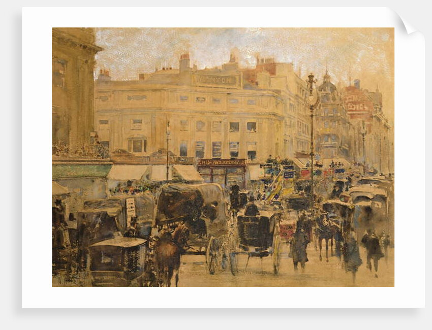 Rush Hour, Oxford Circus by William Walcot