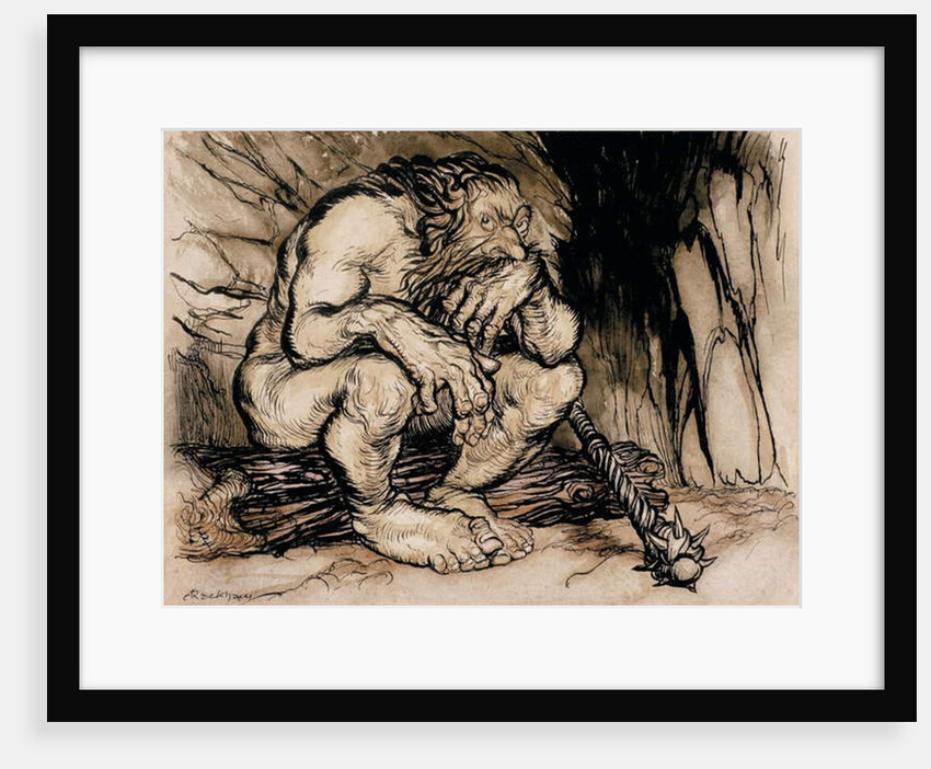 A Most Terrific Giant by Arthur Rackham