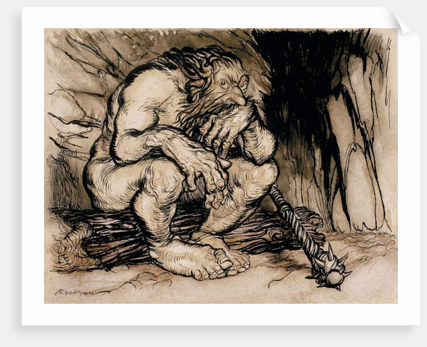 A Most Terrific Giant by Arthur Rackham
