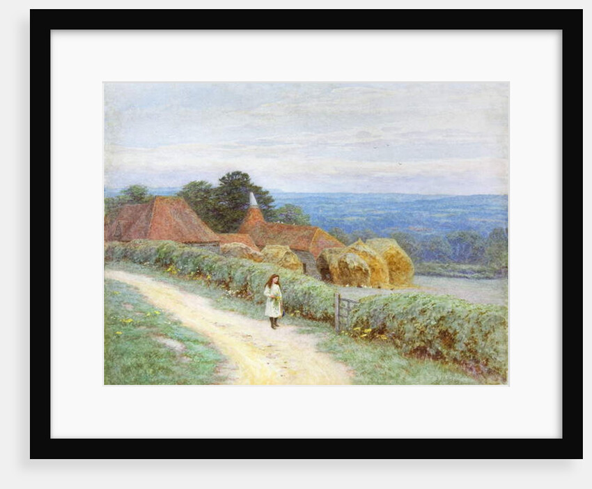 The Kentish farmhouse at Crockham Hill by Helen Allingham