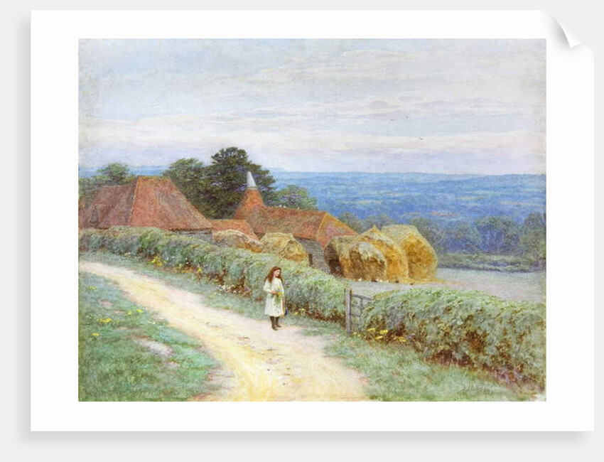 The Kentish farmhouse at Crockham Hill by Helen Allingham