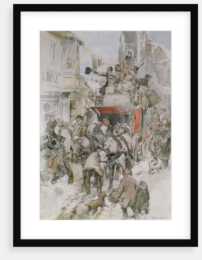 The Christmas Stagecoach by George Wright