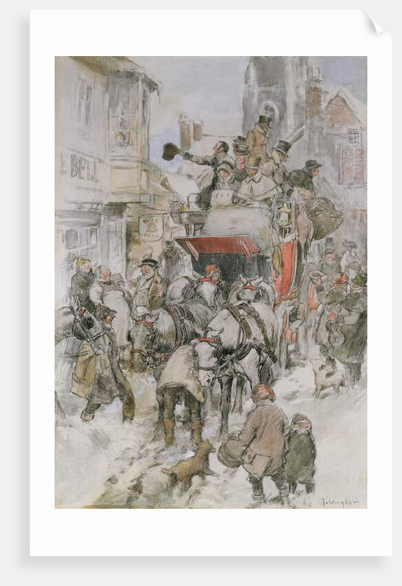 The Christmas Stagecoach by George Wright