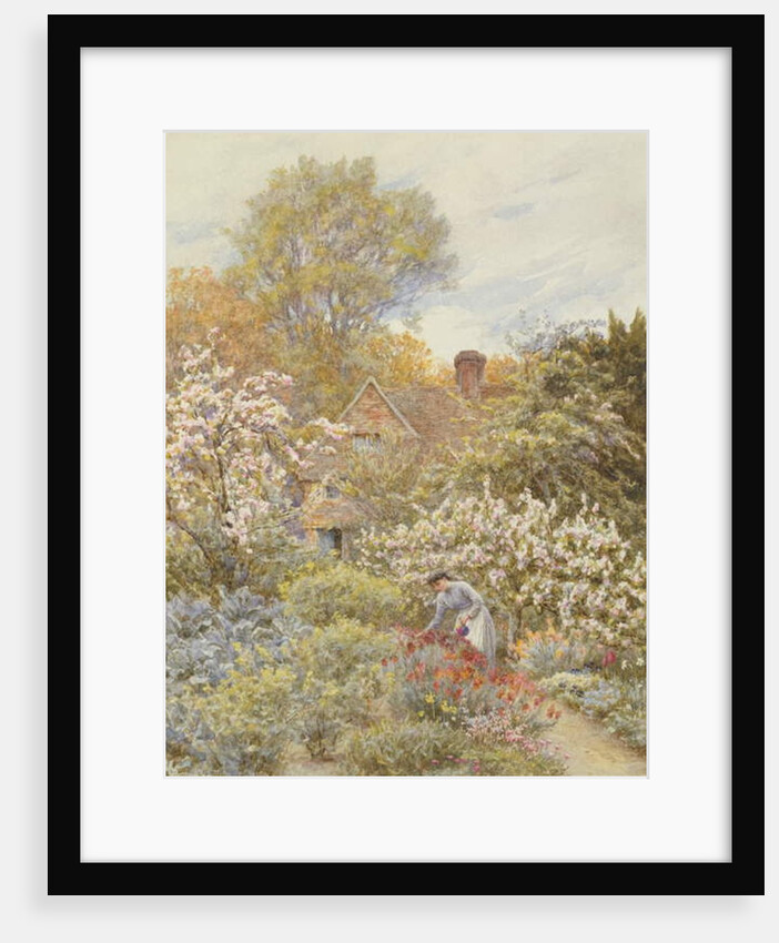 A Garden in Spring by Helen Allingham