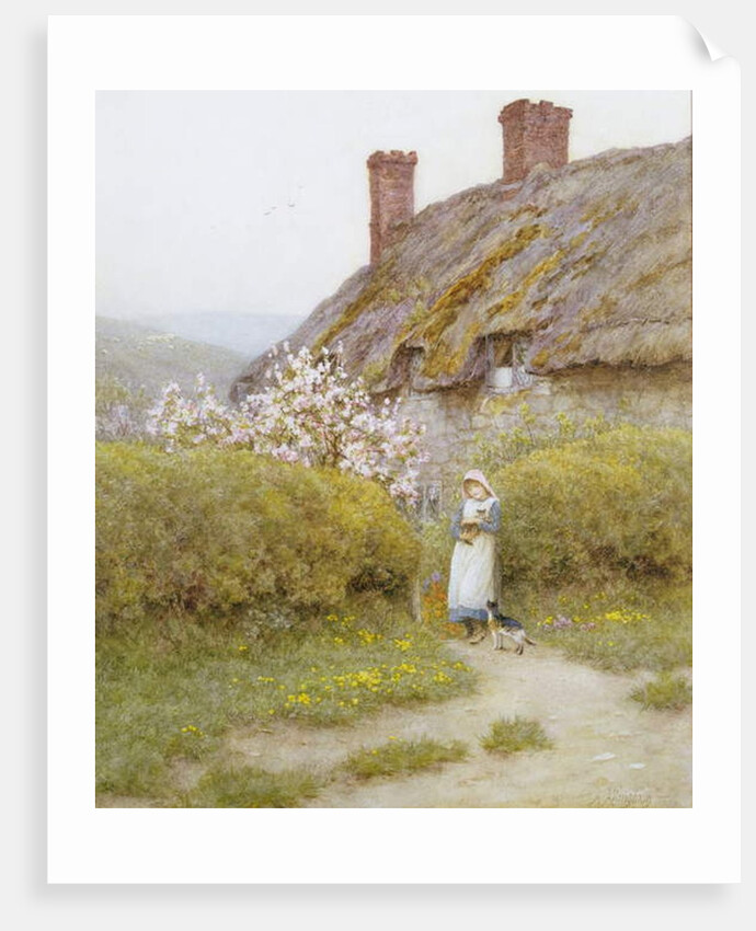 A Dorsetshire Cottage by Helen Allingham