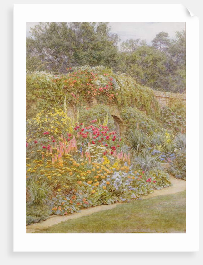 Gertrude Jekyll's Garden, Munstead Wood, Surrey by Helen Allingham