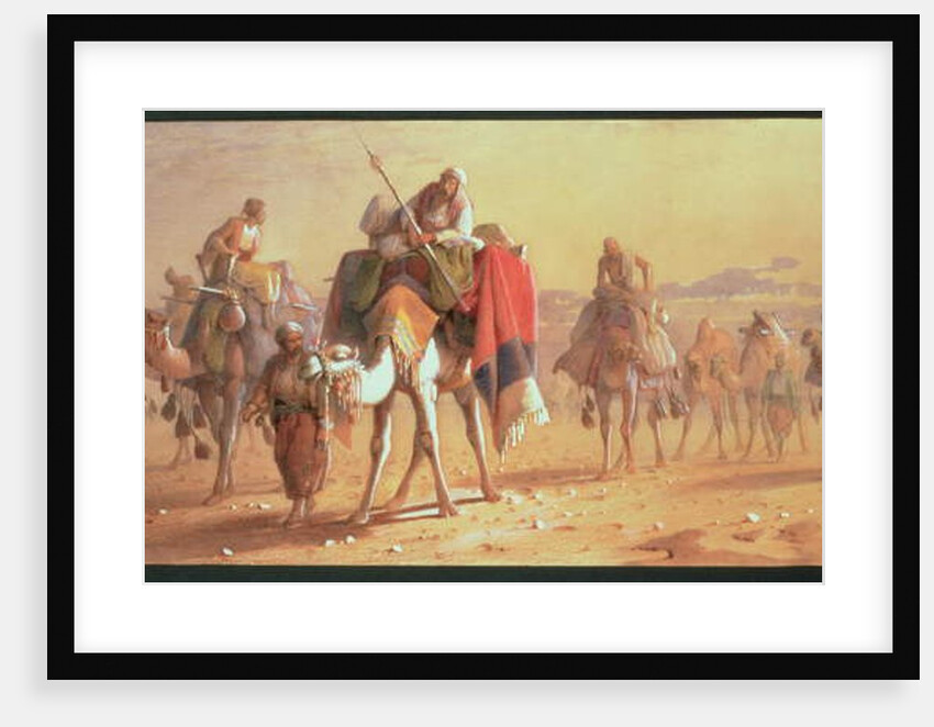 An Arab Caravan by Joseph-Austin Benwell