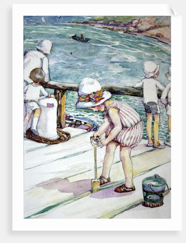 How Evangeline Lost Her Spade, 1929 by Anne Anderson