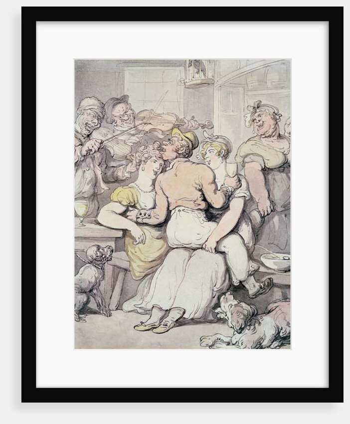 Jack Tar Admiring the Fairer Sex by Thomas Rowlandson