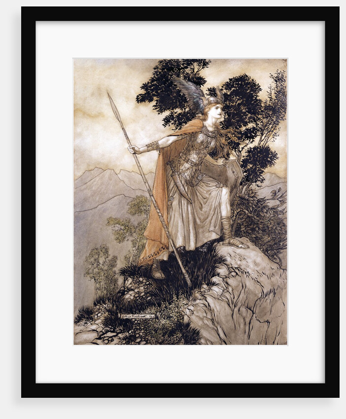 Brunhilde by Arthur Rackham