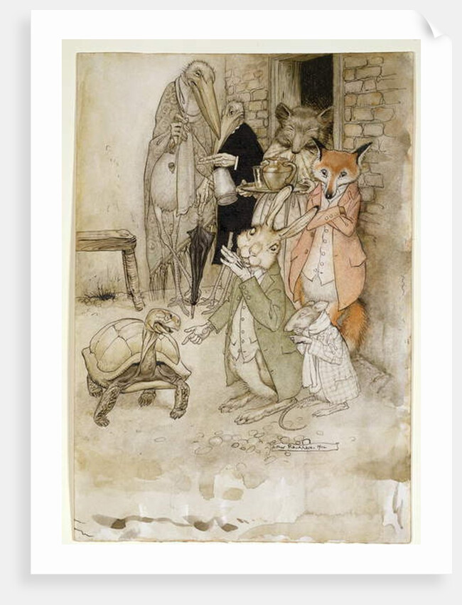The Hare and the Tortoise by Arthur Rackham