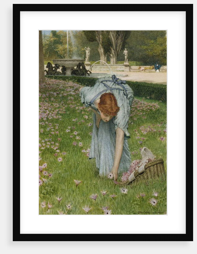 Flora - Spring in the Gardens of the Villa Borghese by Lawrence Alma-Tadema