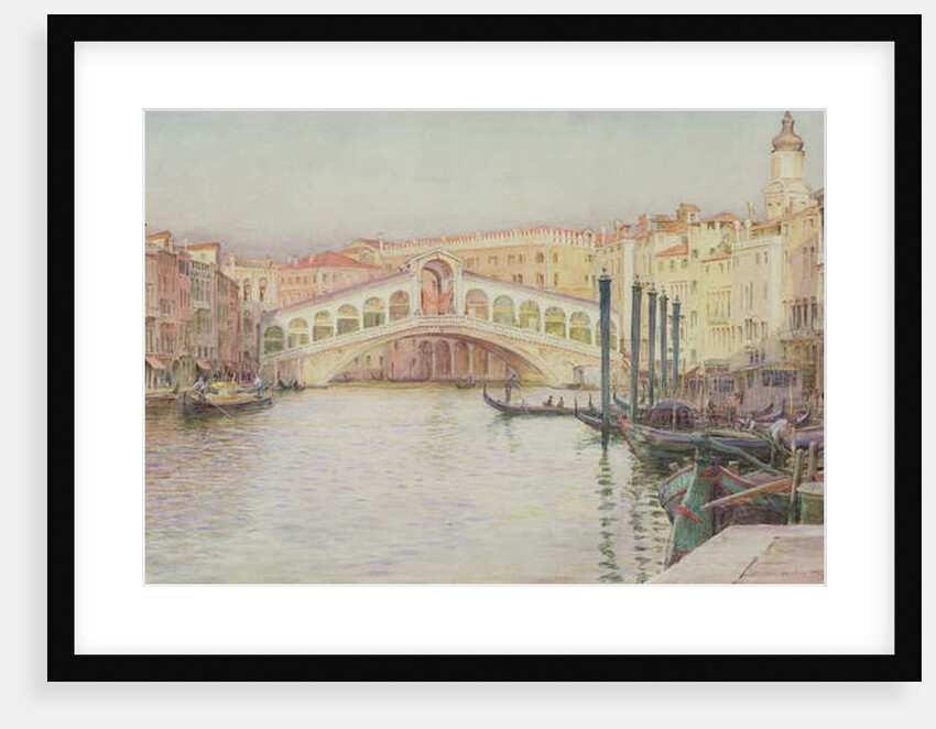 The Rialto Bridge by Walter Frederick Roofe Tyndale