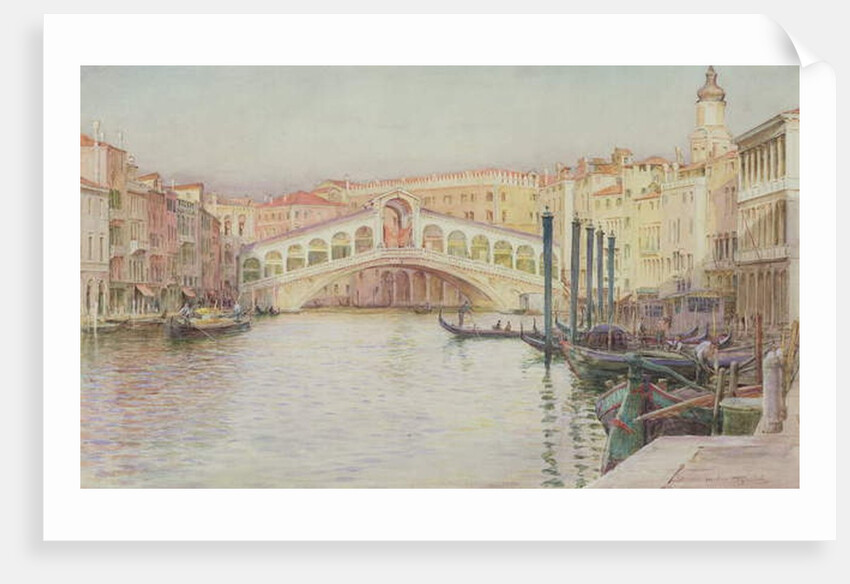 The Rialto Bridge by Walter Frederick Roofe Tyndale