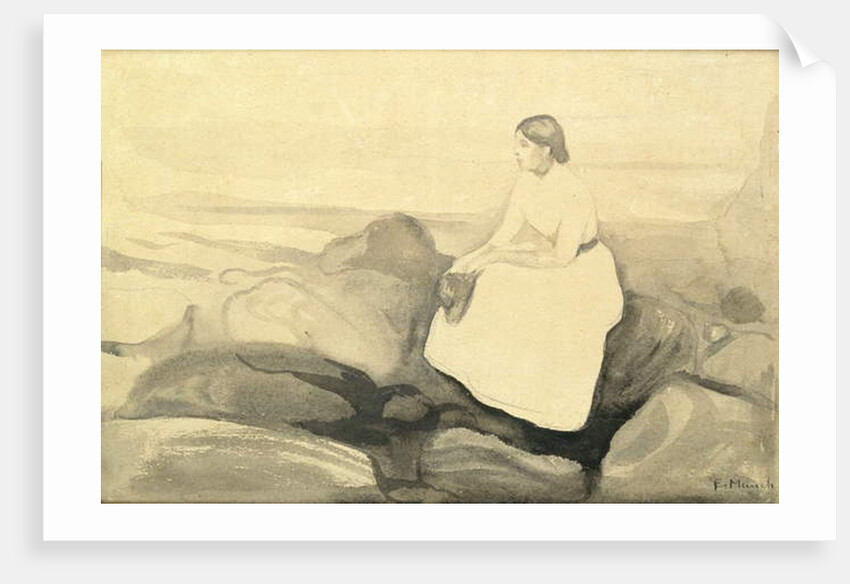 Inger on the Beach, c.1889 by Edvard Munch