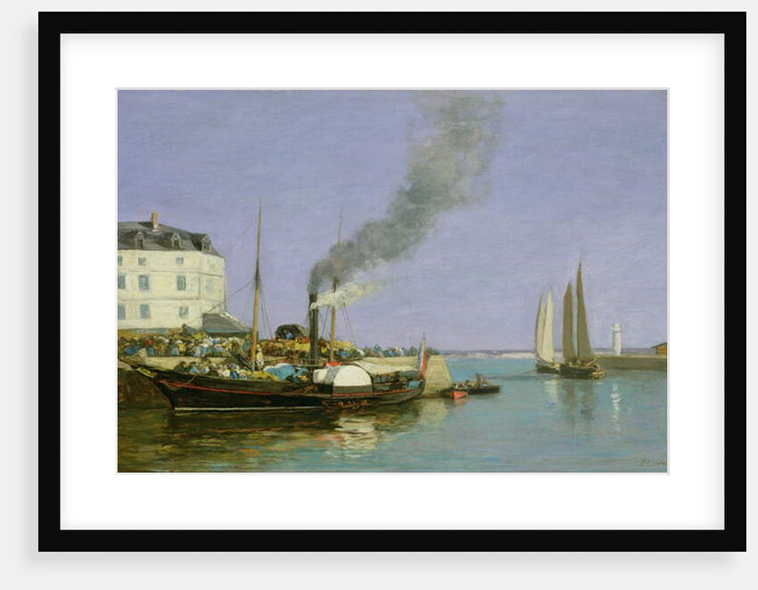 Honfleur, 1854-57 by Eugene Louis Boudin