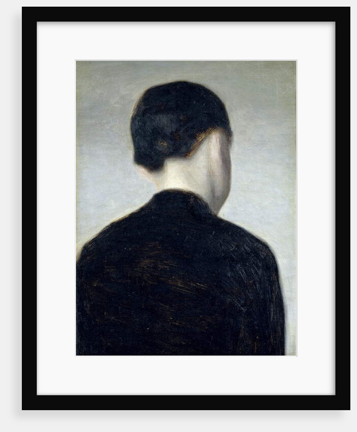 Seated Figure, Seen from Behind, 1884 by Vilhelm Hammershoi
