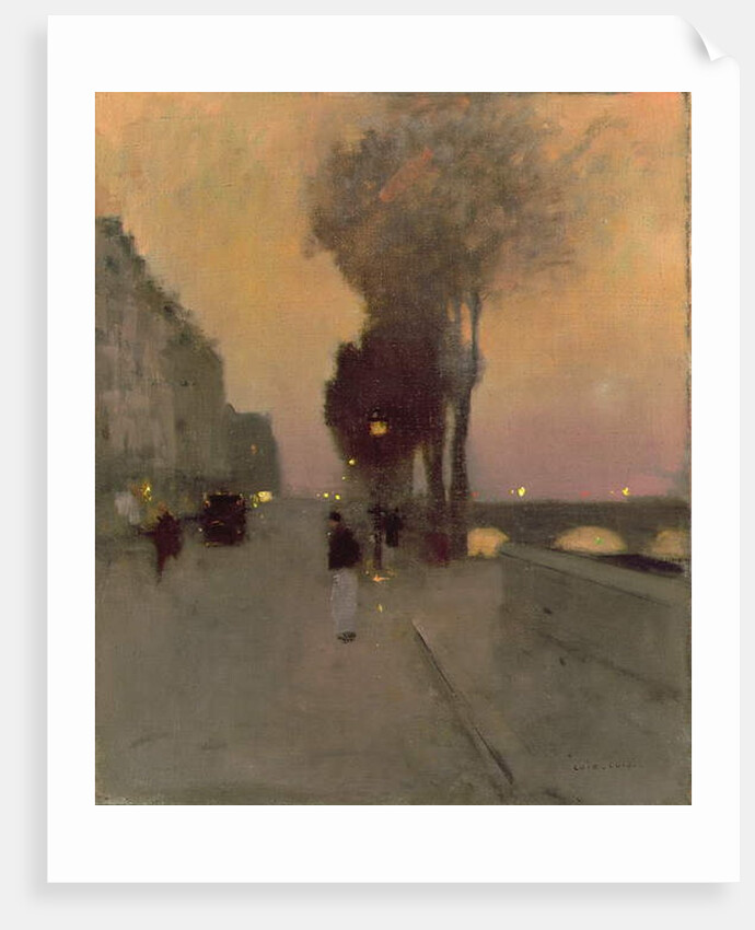 Quai Bourbon, Paris by Luigi Loir