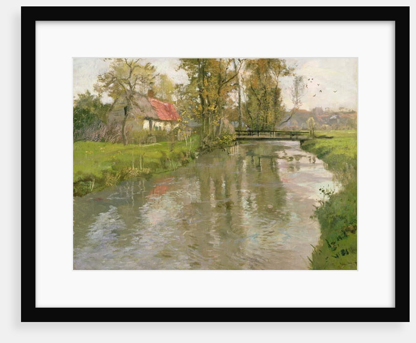 River Landscape, c.1897 by Fritz Thaulow