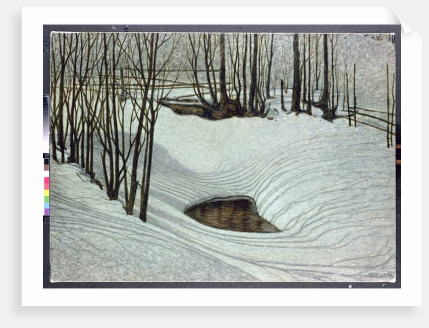 Forest in Winter, c.1905 by Bror Lindh