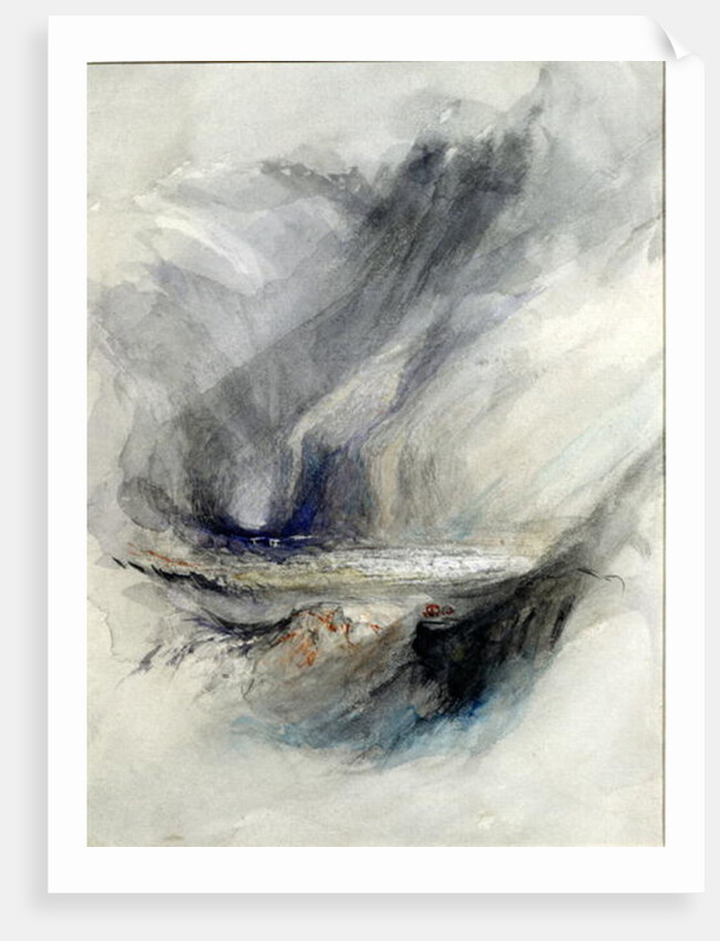 The Gates of the Hills, version of J.M.W. Turner's 'St. Gothard', frontispiece for Vol 4 of 'Modern Painters' by John Ruskin