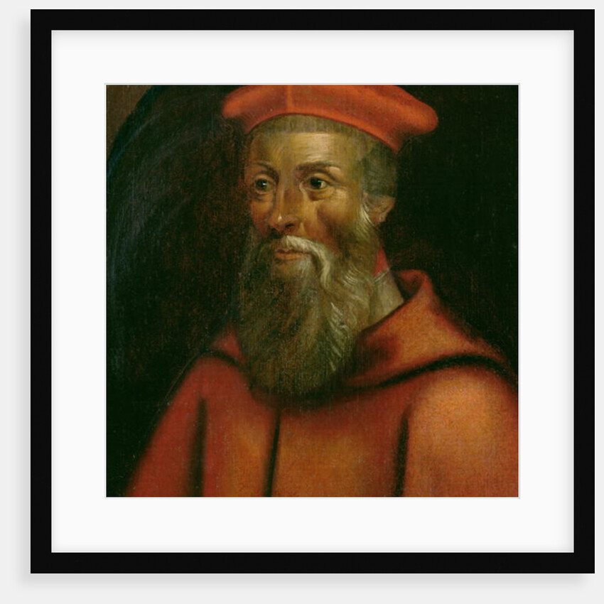 Portrait of Cardinal Reginald Pole Archbishop of Canterbury by English School