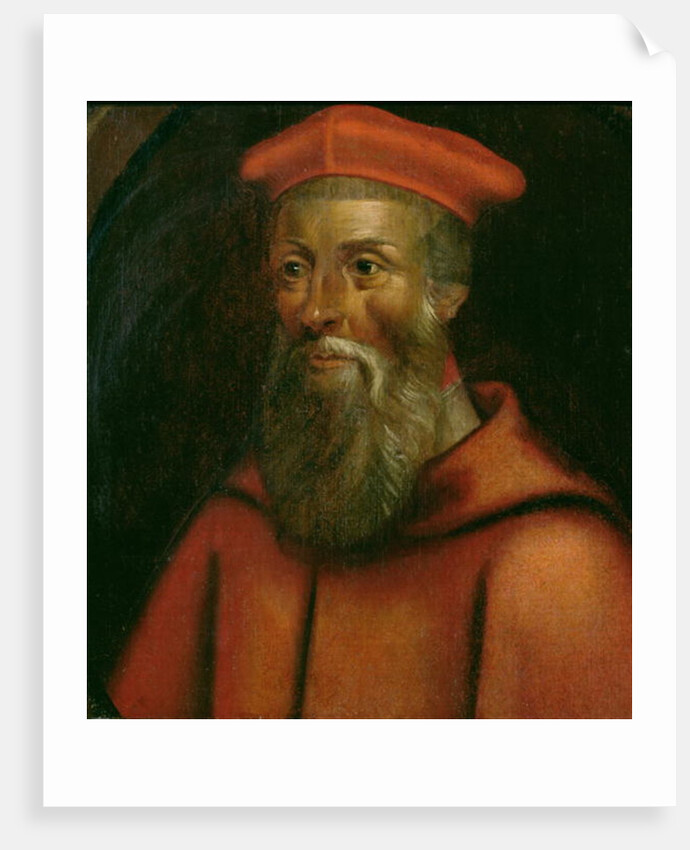 Portrait of Cardinal Reginald Pole Archbishop of Canterbury by English School