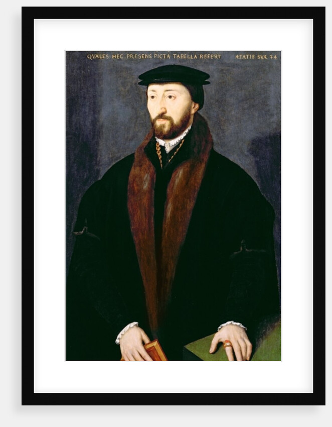 Portrait of Richard Pate benefactor of Corpus Christi College, Oxford 1550 by English School