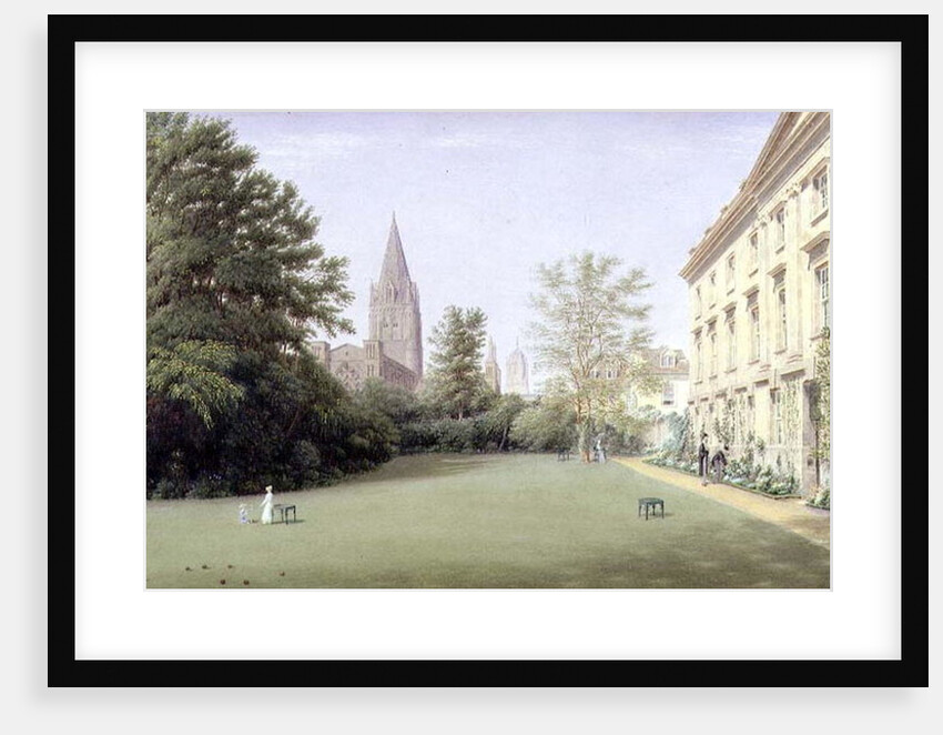 The Garden and Fellows' Building of Corpus Christi College, Oxford by William Turner